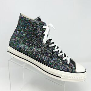 Converse x JW Anderson Chuck 70 Hi Glitter Pack Multicolor Size 12 Black White